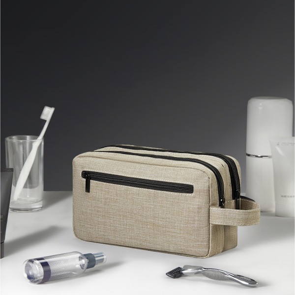 Toiletaske til Hængning Dopp Kit til Mænd Vandafvisende Skrabepose til Rejser