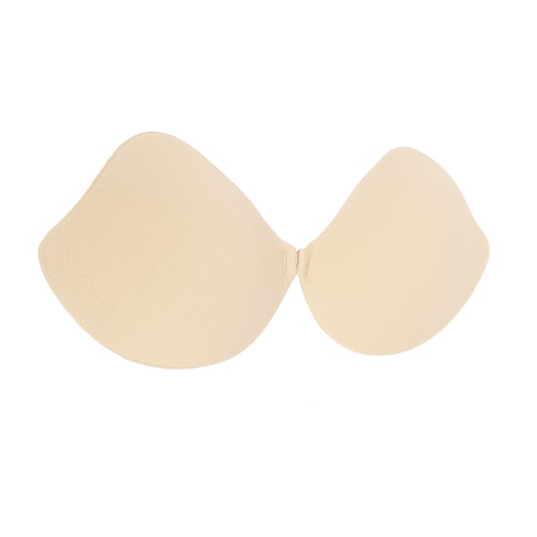 Rygglös Bröstbh V-formad Push Up Strapless Plunge Självhäftande Bh för Kvinnor (Hudfärg D)