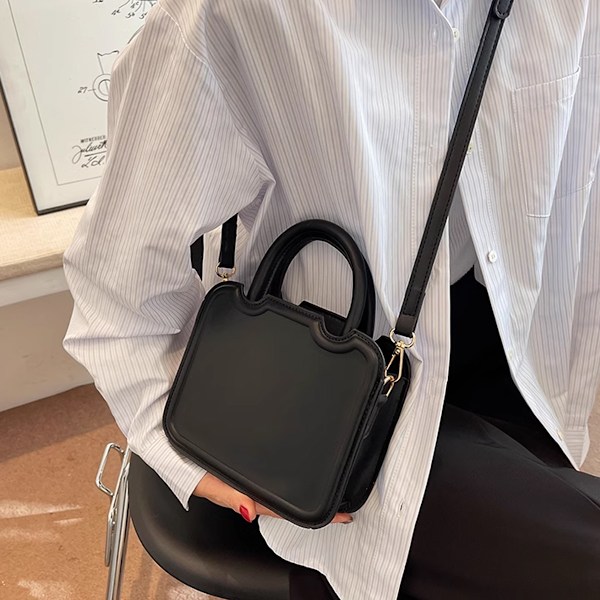 Ny kunstig læder mode messenger taske retro Joker bærbar lille taske