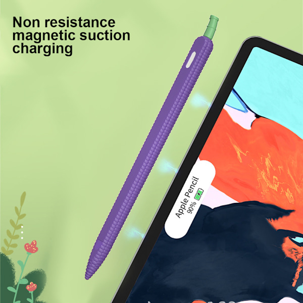 Etui Kompatibel med Apple Pencil 2. generation, Sød Majs Ærme Tilbehør Beskyttende Nib Kappe