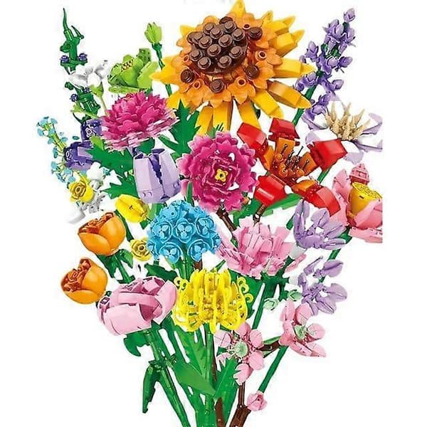 2026 Juleadventskalender med Blomsterbuket Byggesten til 24 Dage