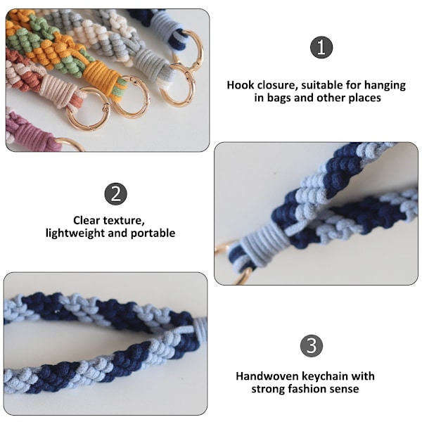 Nøglering Håndlavet Armbåndsnøglering Landlig stil Håndledsrem Håndlavet Holder til Kvinder