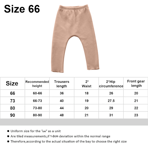 Baby Leggings, enkla byxor med stor rumpa för pojkar och flickor, höst- och vinterkläder (Mörkröd)