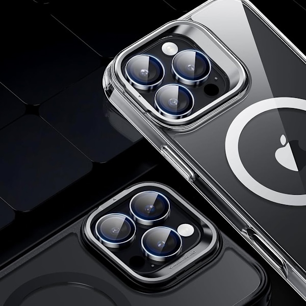 Hat Prince Linsskydd Härdat Glas iPhone 15 Pro/15 Pro Max Svart