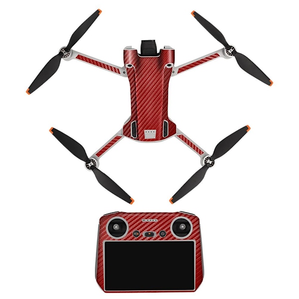 Drone-klistremerkersett Vanntette Skin-klistremerker Kompatibel med DJI Mini 3 Pro Drone og Fjernkontroll 3D Mønsterklistremerker Beskyttelsestilbehør
