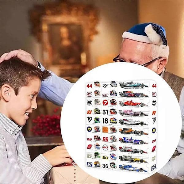 F1 Julekalender 2025 - Julekalender med 25 små låger