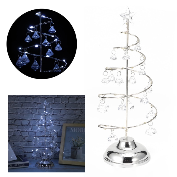 LED Juletræ Lampe Ornament Natlys til Jul