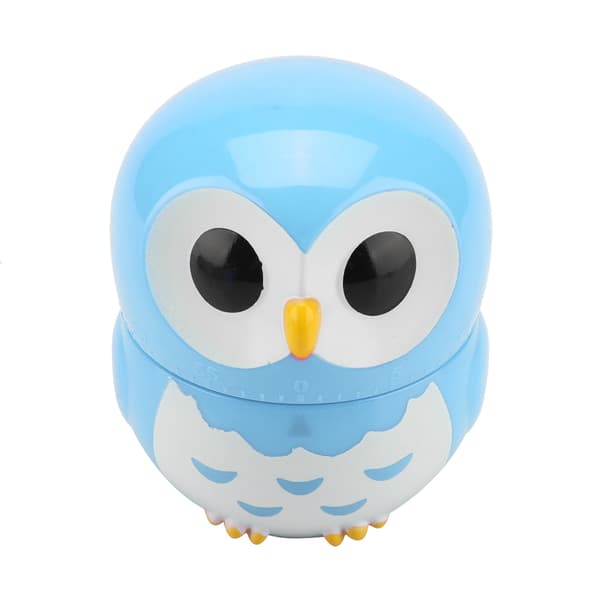 Mechanical Drive, Owl-Inspired Design, Non-Toxic and Odorless, Durable ABS Countdown Timer, Perfect Time Reminder for Various