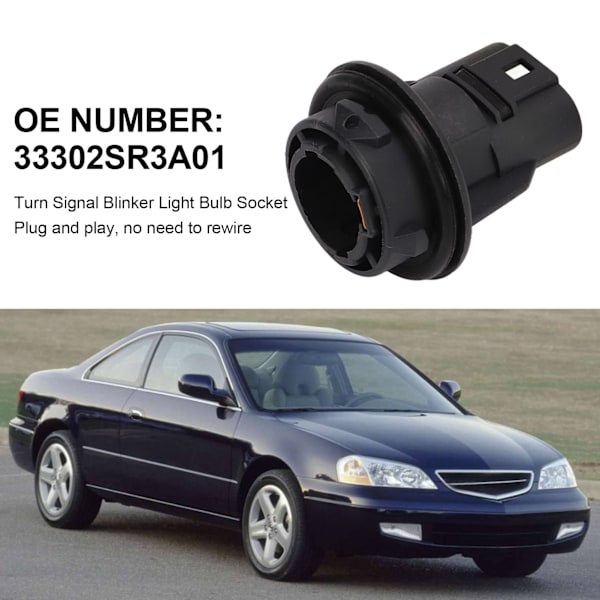 Front Blinklys Pæreholder 33302SR3A01 Erstatning for Accord 1998‑2012