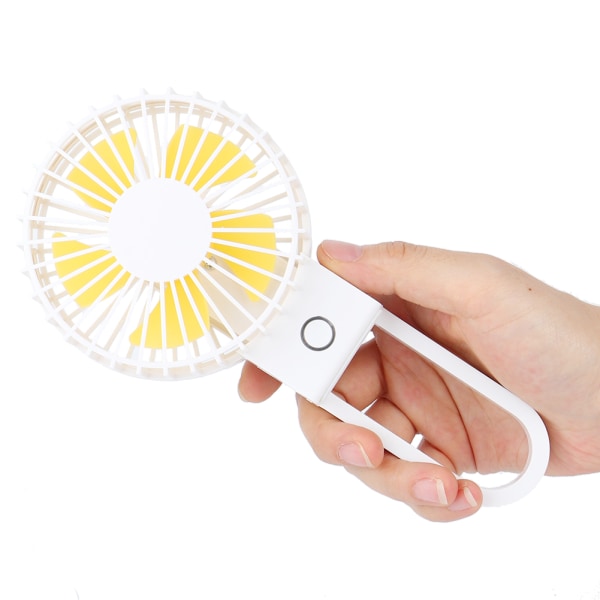 1Pc Portable Mini Desktop Electric Fan USB Rechargeable Strong