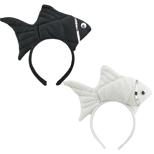 2 stk. Fisk Guld fisk Havdyr Havdyr Kostume Pandebånd Tilbehør til Halloween Klæd dig ud Fisk Kostume Fisk Pandebånd