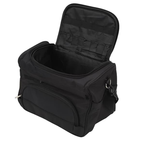 Multifunctional Large Capacity Storage Bag with Zipper, Cosmetic Bag with Shoulder Strap