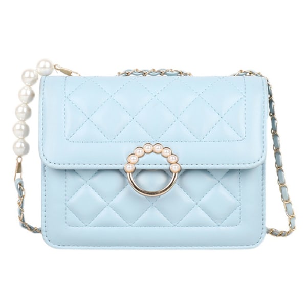 Ny tide Pearl kæde taske håndtaske sommer Joker kunstig læder skulder crossbody taske