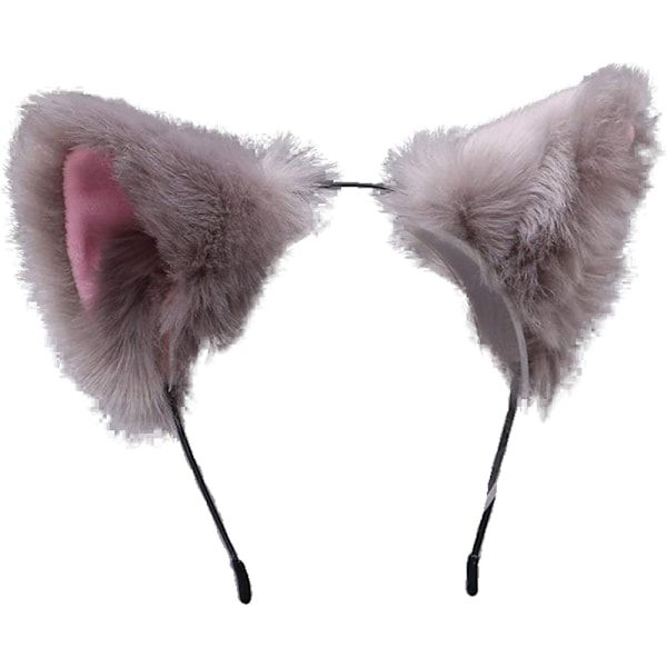 Kissan korvat hiusnauha Cosplay hiusnauha Pehmeä tyttö Naiset söpö Party Headwear