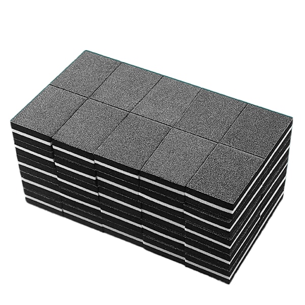 Nagelbuffert Sandpapperblock Poleringsfil 100/180 Korn Nagelfiler Konst Pedikyr Manikyr Fil 2-sidig