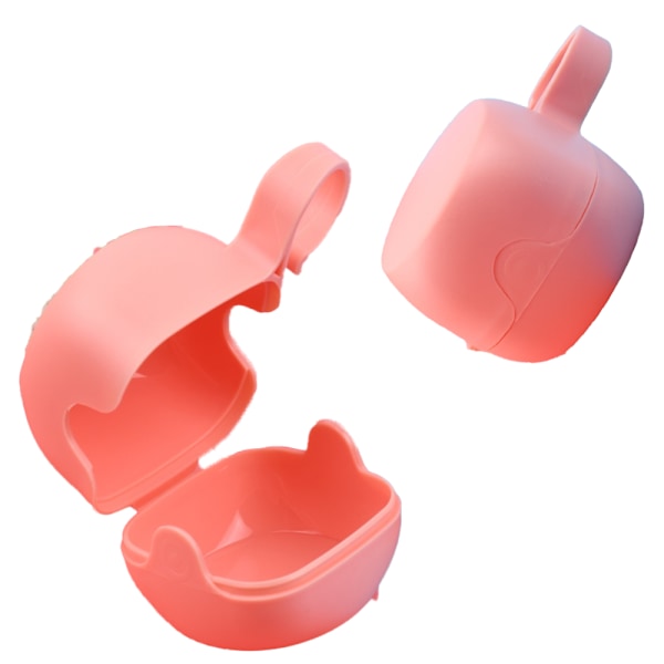 Napphållare Nappfodral Nappklämma Napplåda Napptillbehör 2-pack