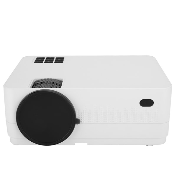 Mini Bärbar HD-projektor Hemmabio Media Player EU-kontakt AC90-240V 50-60Hz Vit