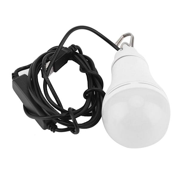 5V USB LED Pærelys Nødlampe til Udendørs Camping Vandreture Hjem Læsning (6W)