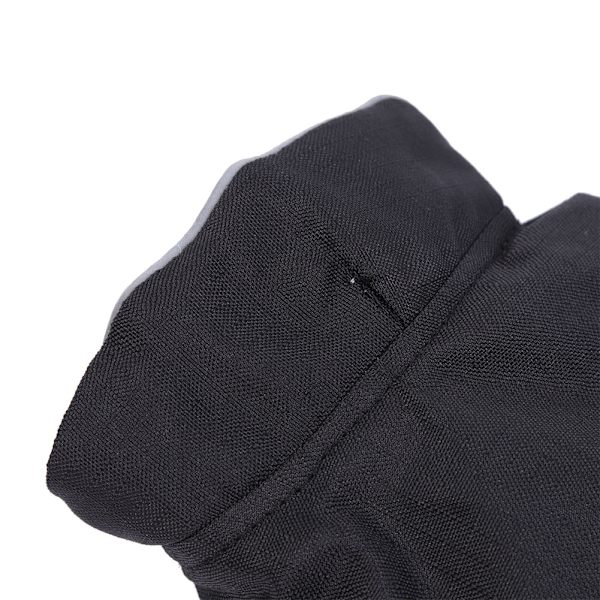 Svart Vattentät Hund Vinterjacka Varm Valpjacka Ärmlös Husdjurskläder (2XL)