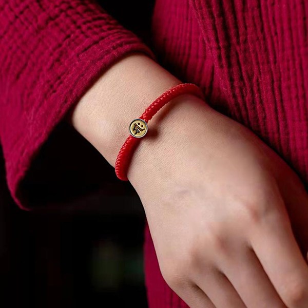 Handgjord vävd strängarmband handledsband | Justerbart unisex vänskapsband för män kvinnor rött rep armband
