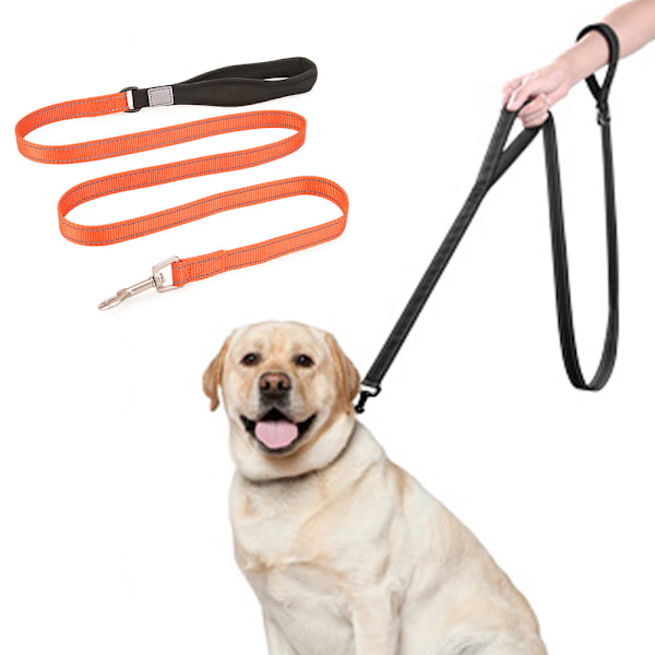 Nylon-trekktau for små, mellomstore og store hunder - Refleksbelte for hundeturer