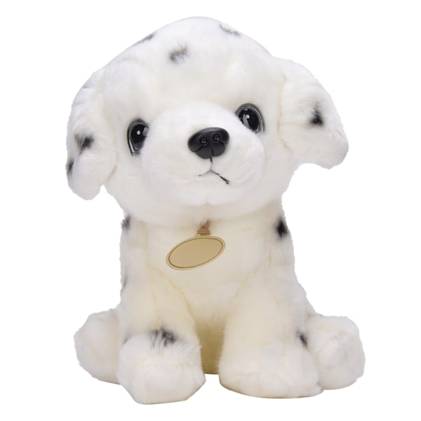 25cm Simuleret Sød Kæledyrs Plushluddyr Bløde Små Hunde Fyldte Legetøj Hjem Dekoration Dalmatiner Legetøj Siddehøjde 25cm