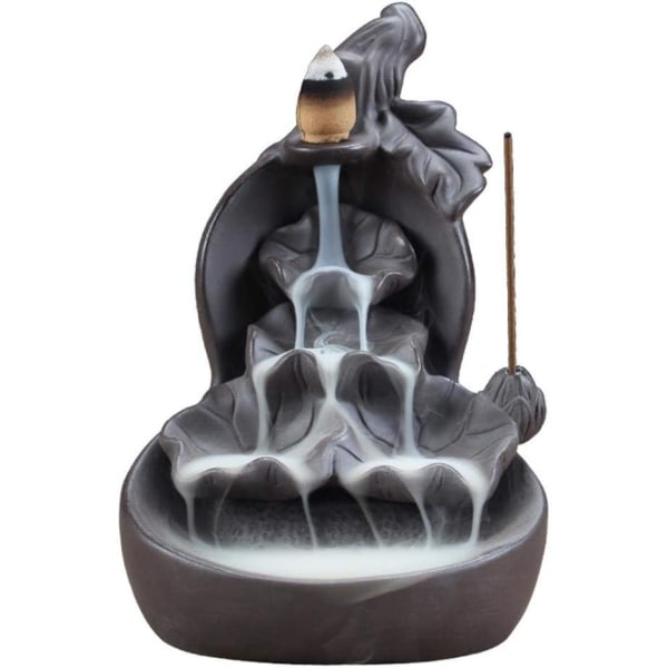 Backflow rökelse brännare - Lotus Buddha - Ceramic Backflow