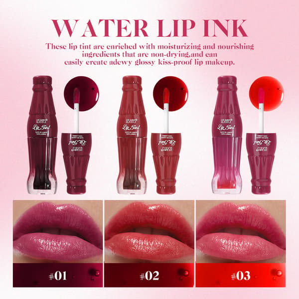 Water-based lipstick, smudge-proof, waterproof, long-lasting, lip gloss UC139