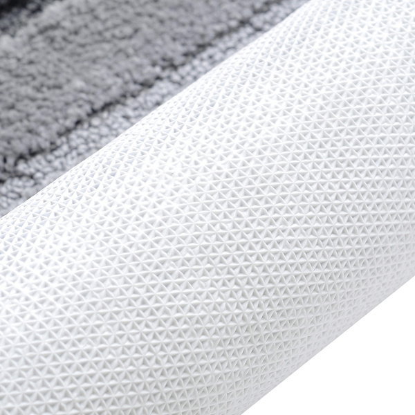 Superfin Fiber Halkskyddande Vattenabsorberande Halkskyddsmatta Badrum Vardagsrum (Gradienterad Grå)