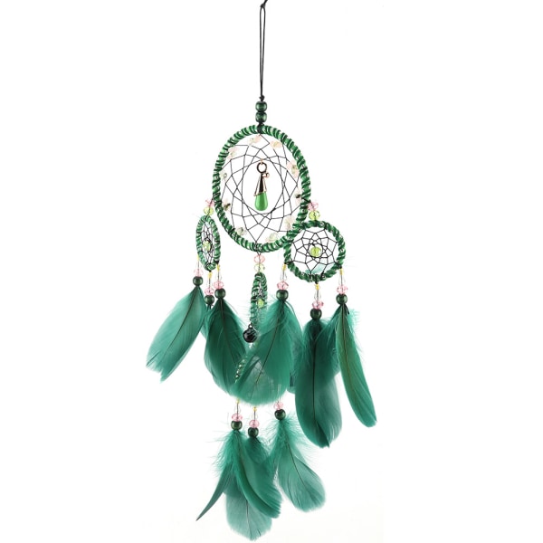 Grön handgjord drömfångare Fairy String Dekoration Ornament