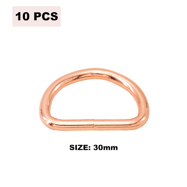 10 stk D-ringer, Webbing Spenne Ring for DIY Sy-poser Belter Hundekrage Tilbehør