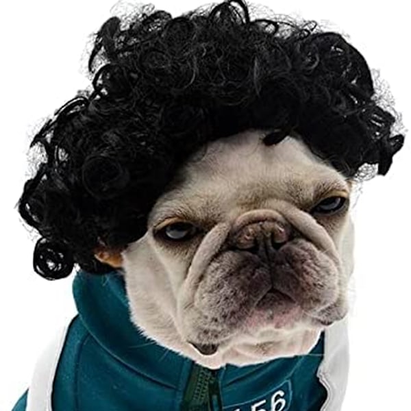 Morsom Hundekatt Cosplay Parykk, for Halloween, Jul, Fester, Festivaler, Hundeparykker for Små, Mellomstore og Store Hunder