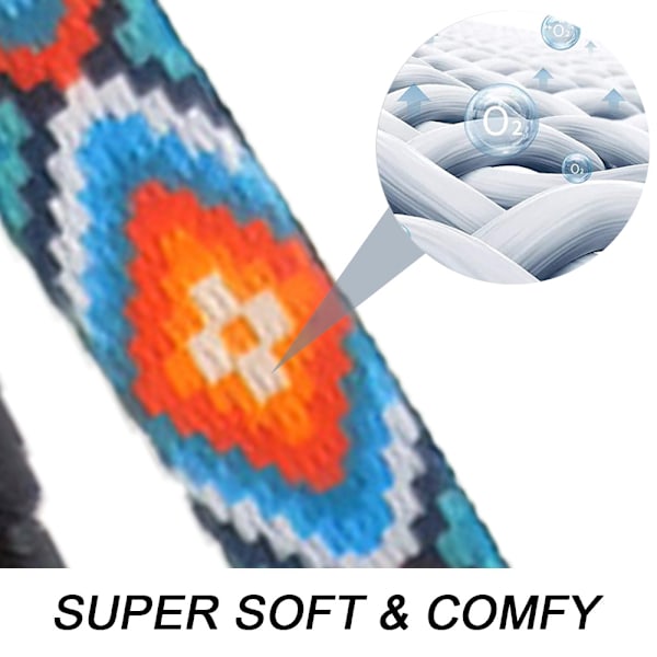 Soljettu koiranpanta muovisella soljella, sidottu tie-dye-kuvioon, violetti ja sininen, säädettävä koko