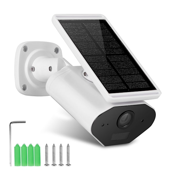 1080P WiFi-kamera PIR Solcellsdriven HD IR Nattsyn Vattentät Smart Övervakning för TUYA