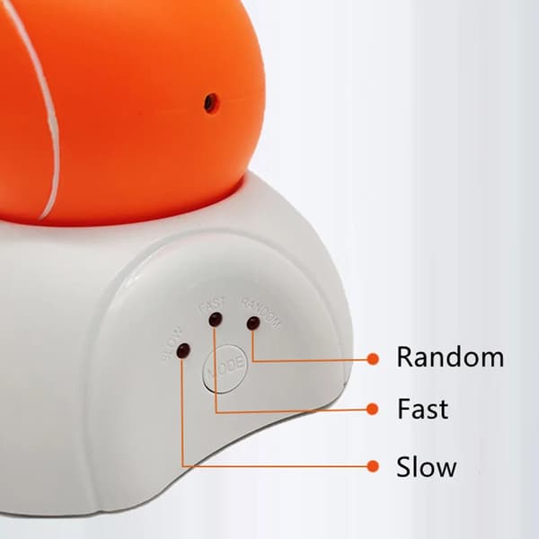 360-graders roterende bold laser kattelegetøj orange orange