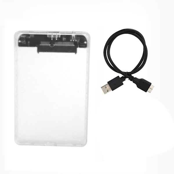 USB3.0 Disk Extern Hårdiskkåpa SATA Hårddiskhölje 2.5 tum HDD/SSD Lagringsskyddslåda
