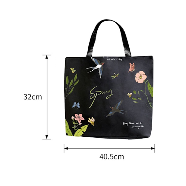 Tote Bag til Indkøb, Laptop, Skole
