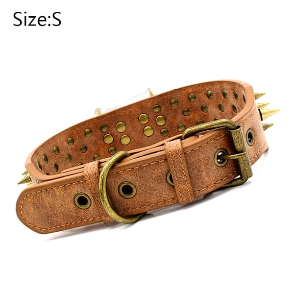 Kraftfuldt hundekrave til store hunde for at beskytte hundens hals mod bid. - Mellem og store hunde