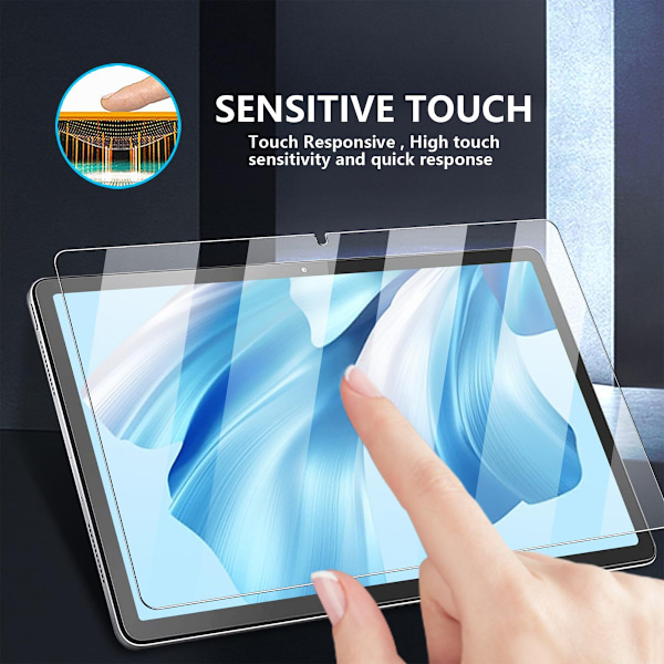 2X Displayskydd i härdat glas till Samsung A7 Tab Transparent