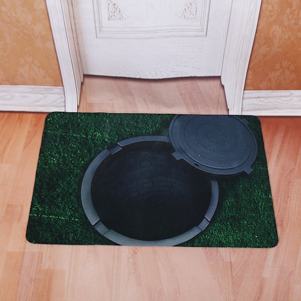 3D-trykket teppe for stue, soverom, gulvmatter, kjøkkenmatter, hjemmedekorasjon, 5# plenfelle