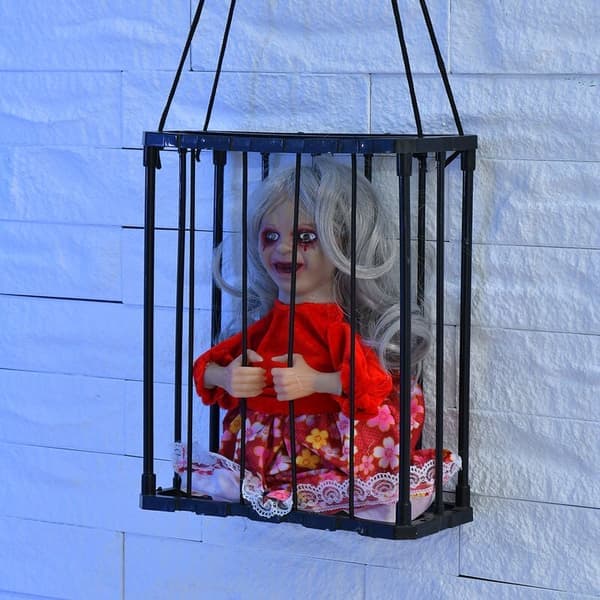 Rørstyrt Halloween-dekorasjon, skrikende Halloween Motio