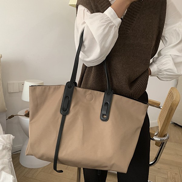 Dametasker Mode Stor Kapacitet Rummelig Taske Kvinders Crossbody Pung Mode Håndtaske Top Hånd Satchel