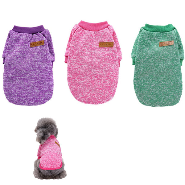 Hundetrøjer til Hunde, Varme Bløde Dyreklæder til Hvalpe, Mellemstore Store Katte, Hundetrøje Vest Frakke til Vinter Jul