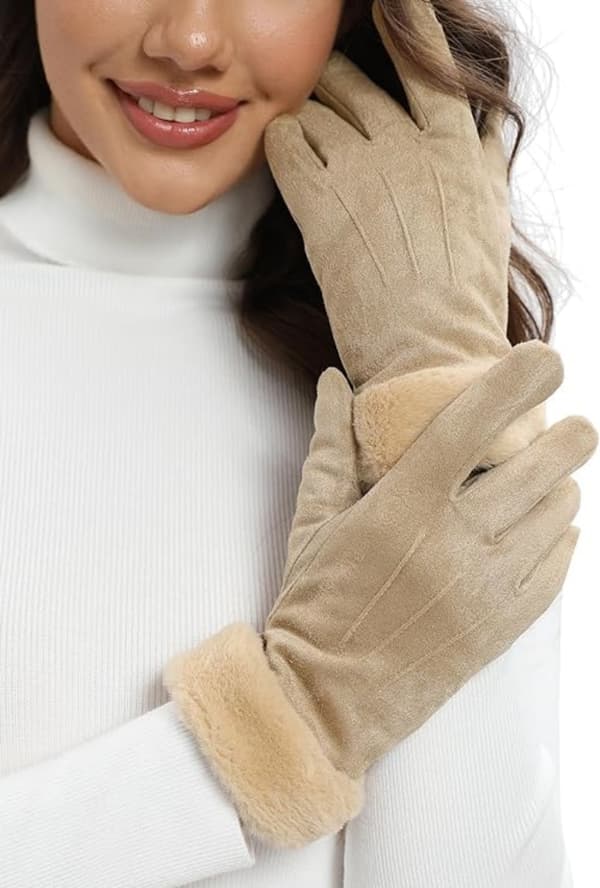 Handsker Dame Vinter Varme Handsker Touchscreen Handske