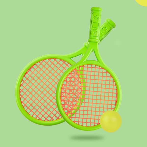 Badminton Ketsjer til Børn - Børne Badminton Ketsjersæt med Badminton Perfekt til Begynder Spillere Sports Spil Udendørs Indendørs Fintness