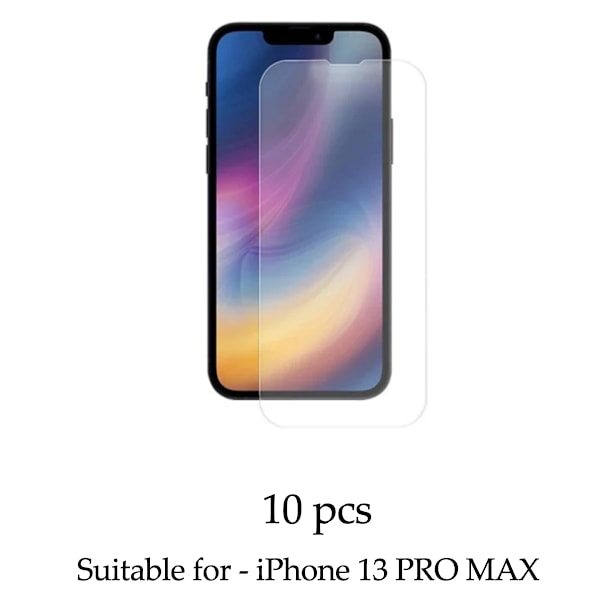 Skärmskydd för iPhone 13 Pro Max Härdat Glas 10-Pack 10-Pack