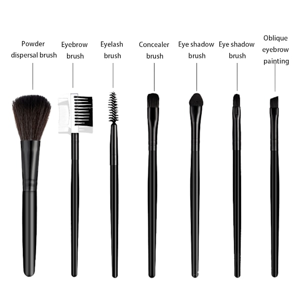 Sminkborstefodral Sminkborstehållare Reseväska Kosmetikväska Artistförvaringsväska Stående Sminkkopp för borstar, Läppglans, Eyeliners, Ögonbrynspenna