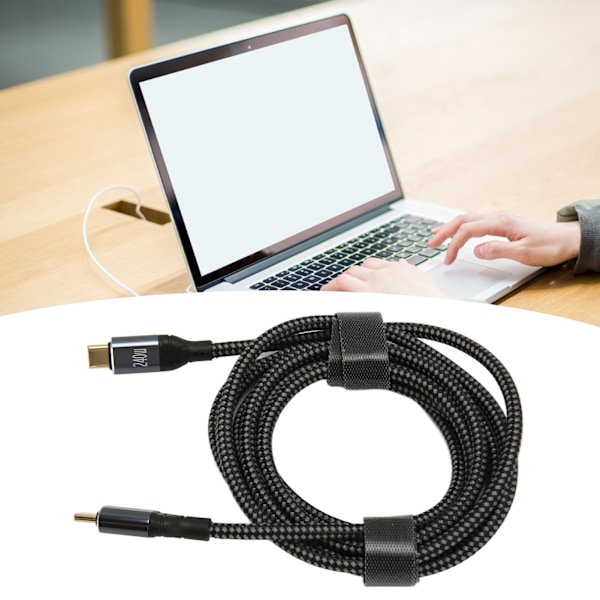 USB C till USB C-kabel PD3.1 240W Snabbladdning 2m 480Mbps E Mark2.0 Chip Universal Han till Han USB C Förlängningskabel