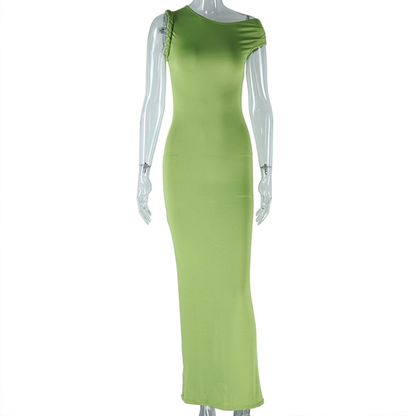 Elegant Ruched Bodycon Kjole til Kvinder - Sommerlig, Afslappet, Ærmeløs, Til Klub, Aften, Fest og Cocktail