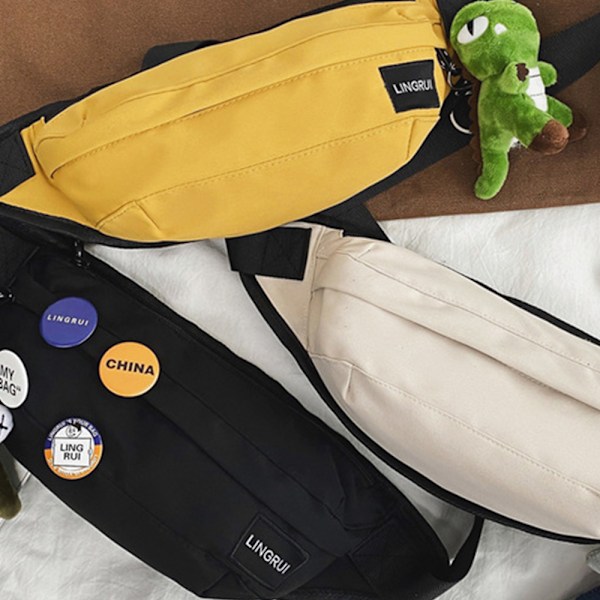 Messenger Bag Väska Väska Ins Tide Ryggsäck Midjeväska Axelväska Kvinna Pojke Axelväska Bröstväska